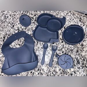Steele grey Baby Feeding Set
